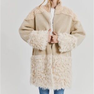 Something Navy Coat NWT